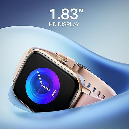 Boat Wave Call 3 Smartwatch 1.83” HD Display with Animated Watch Faces; BT Calling, Functional Crown, Multiple Sports Modes, IP68, HR, SpO2 Monitor, Smart Watches for Men & Women (Spring Blossom) - Image 4